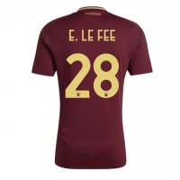 Camisa de time de futebol AS Roma Enzo Le Fee #28 Replicas 1º Equipamento 2024-25 Manga Curta